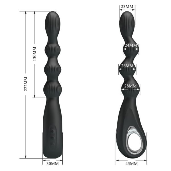 Flexible Vibrating Anal Beads BI-300081