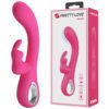 Prettylove Silicone Jack Rabbit Vibrator BI-300087
