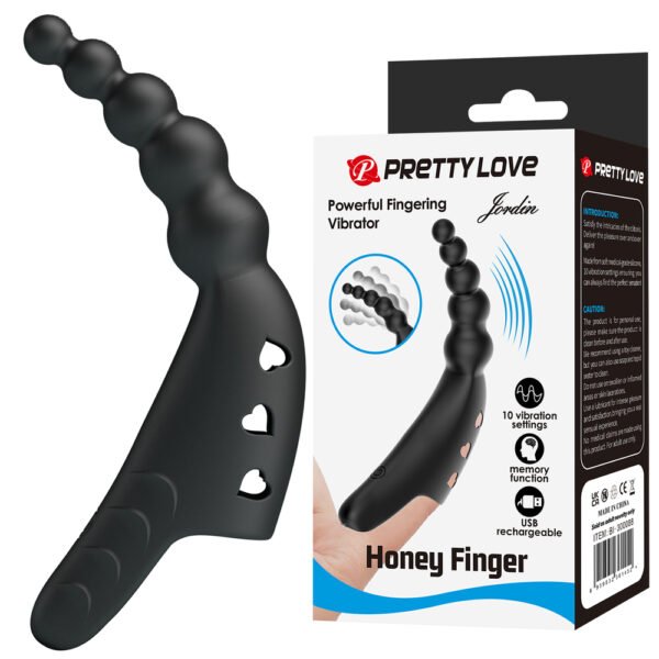 Prettylove Beaded Finger Vibrator BI-300088