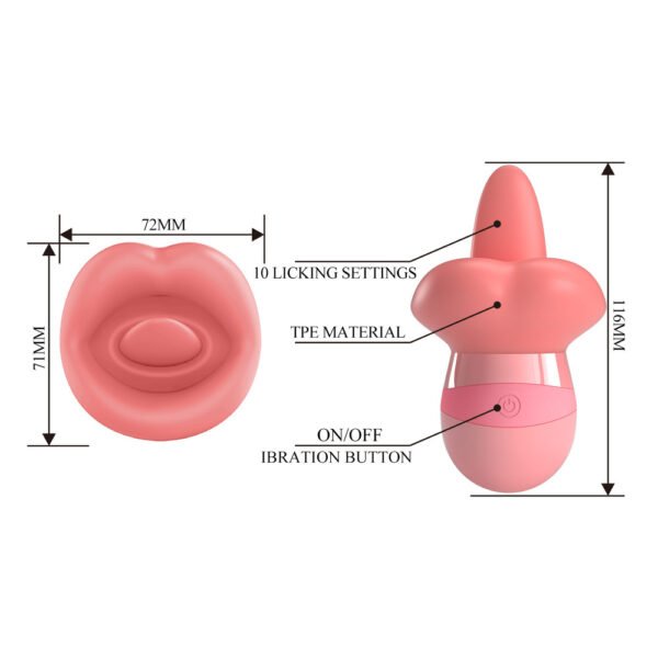 Licking Tongue Massager BI-300089