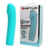 Prettylove Green Striped Dildo Vibrator BI-300112