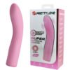 Prettylove Striped Pink Silicone G-Spot Vibe BI-300113