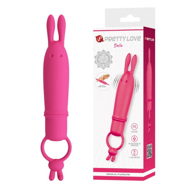 Prettylove Silicone Double Bunny G-Spot Vibrator BI-300133
