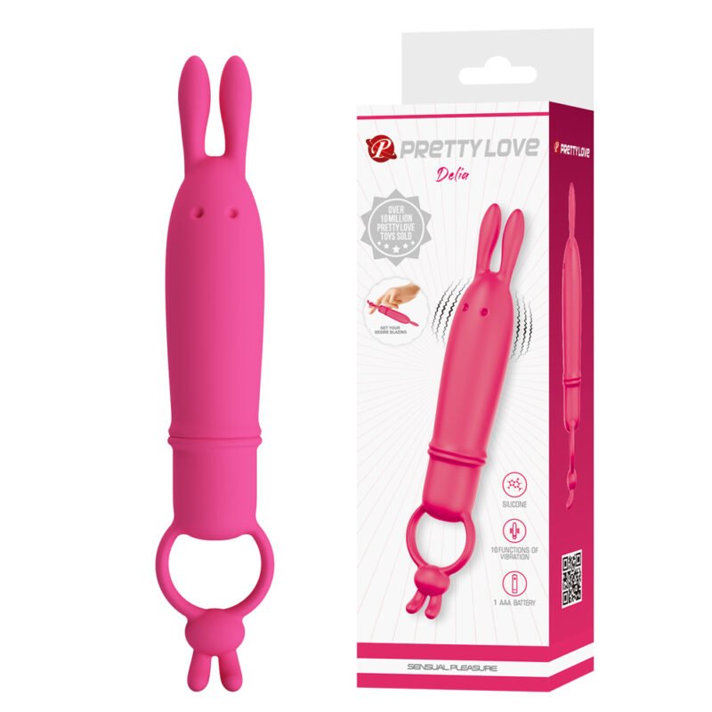 Prettylove Silicone Double Bunny G-Spot Vibrator BI-300133