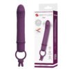 Prettylove Silicone Pull Tab Dildo G-Spot Vibrator BI-300134