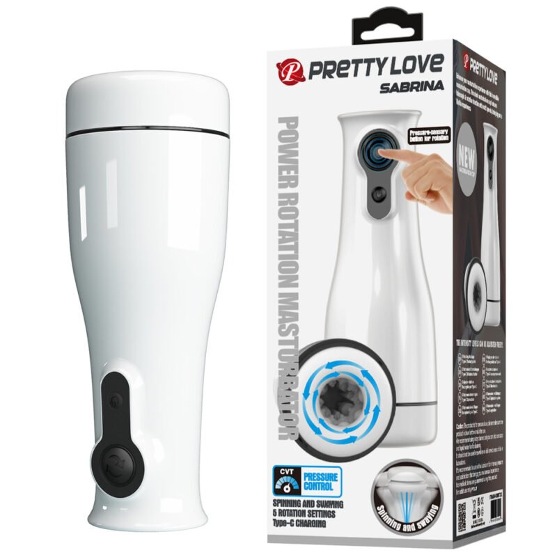 Prettylove Male Power Masturbator Rotating Stroker BM-00900T101 