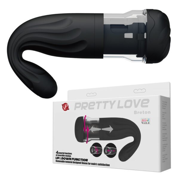 Prettylove Rotating Masturbation Cups BM-00900T45 Thrusting Masturbator