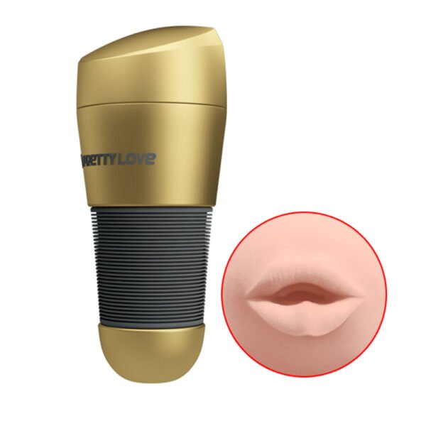 Golden Masturbation Cup - Kitty