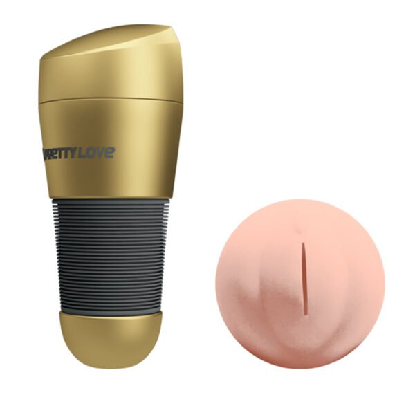 Golden Masturbation Cup - Kitty