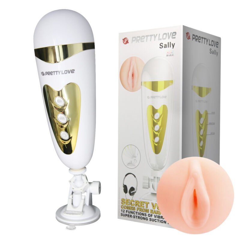 Prettylove Sex Talk Suction Base Masturbator BM-00900T50