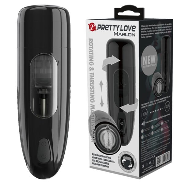 Prettylove Sex Talk Thrusting Masturbation Cup BM-00900T60