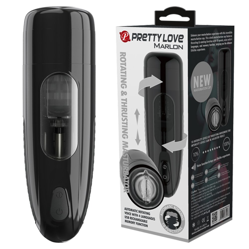 Prettylove Sex Talk Thrusting Masturbation Cup BM-00900T60