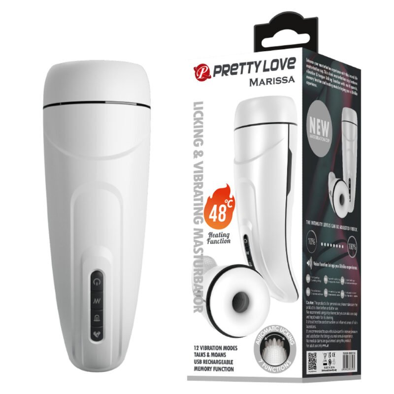 Prettylove Heating Masturbation Cup BM-00900T73Z Vibration Stroker