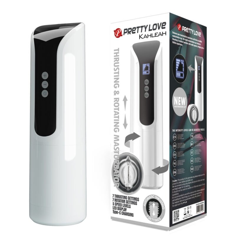 Prettylove Thrusting Rotating Masturbation Cup BM-00900T98