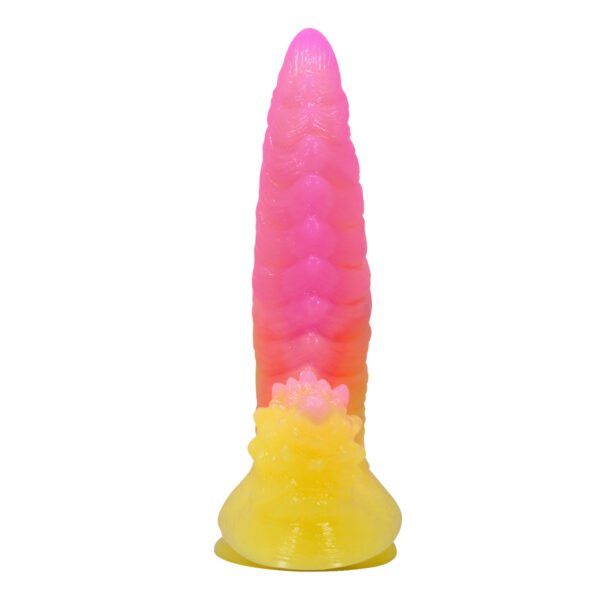 8.8" Silicone Monster Dildo - Flame Beast