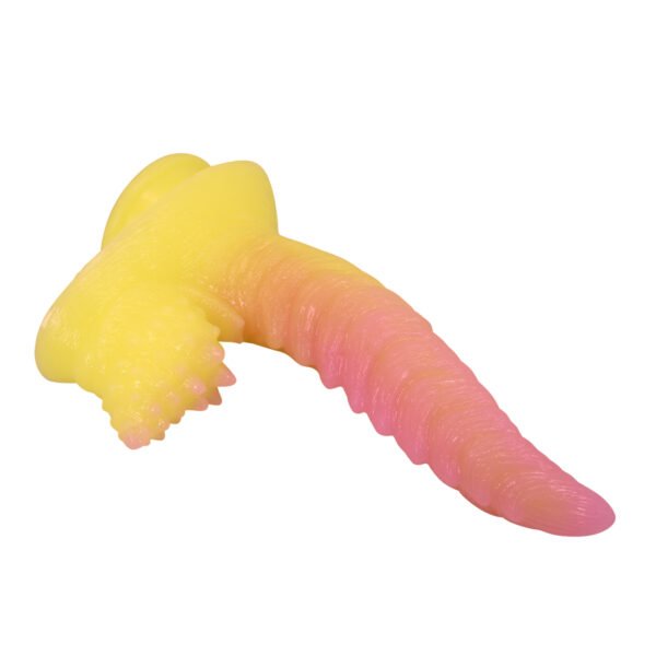 8.8" Silicone Monster Dildo - Flame Beast