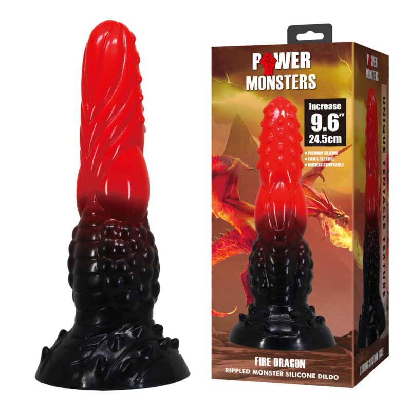 BW-008147 9.6" Silicone Stud Dildo BW-008147
