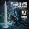 16.9" Silicone Monster Dildo - Basilisk