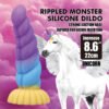 8.6" Silicone Unicorn Fantasy Dildo