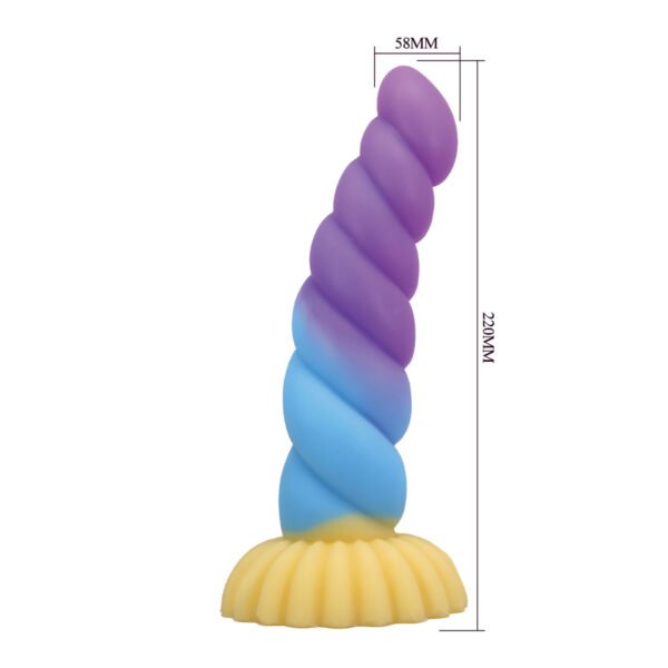 8.6" Silicone Unicorn Fantasy Dildo