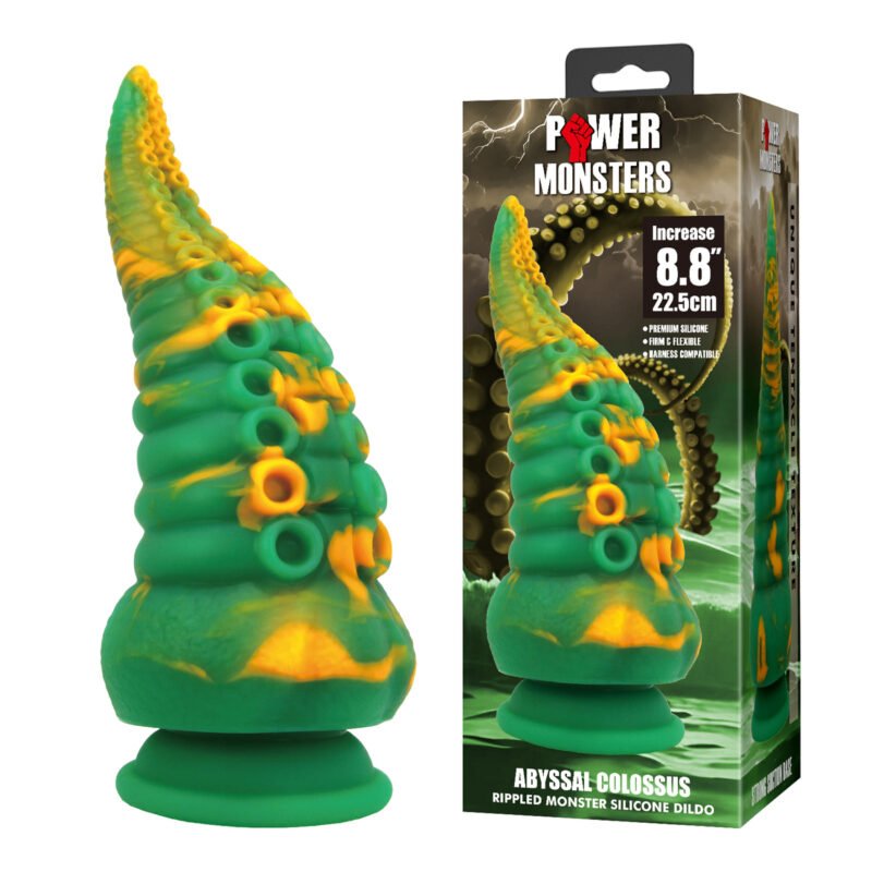 BW-008156 8.8" Green Octopus Tentacle Dildo BW-008156