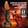 8.0" Silicone Monster Dildo - Tyrannosaurus