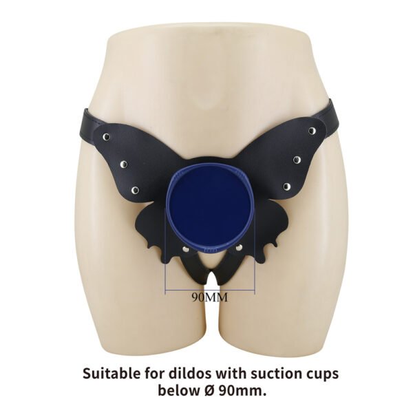 Butterfly Leather Harness Dildo BW-022075
