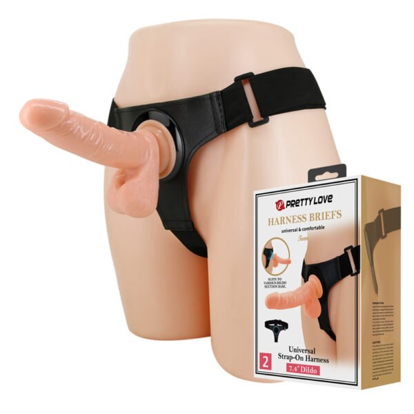 Prettylove 7.4in Detachable Dildo Strap On BW-022090NR