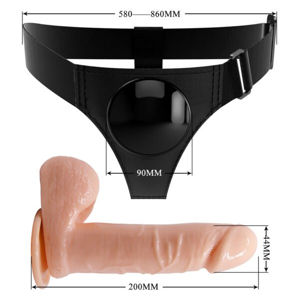 7.4" Strap On Dildo BW-022090NR