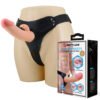 7.4" Vibrating Dildo Strap On BW-022099