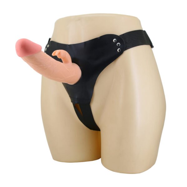 7.4" Vibrating Dildo Strap On BW-022099