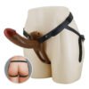 6.7" Vibrating Hollow Penis Strap On