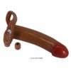 6.7" Vibrating Hollow Penis Strap On