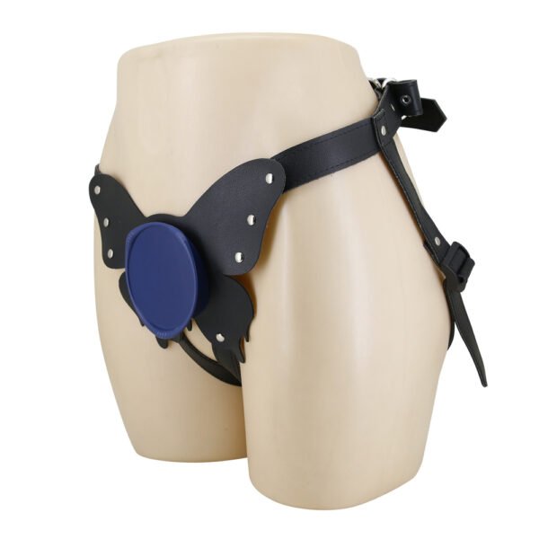 Butterfly Leather Strap On Panty BW-022107-1