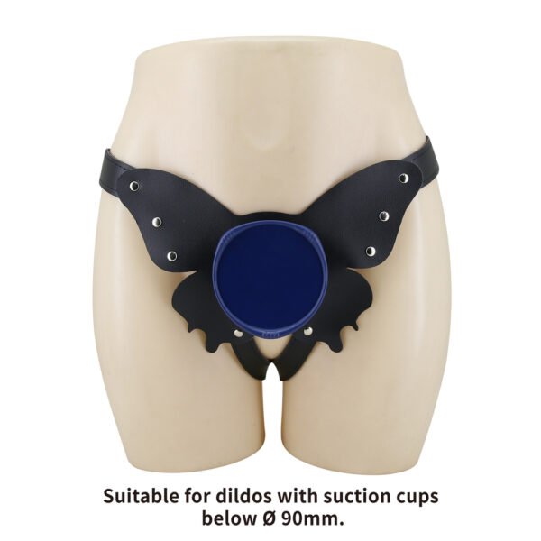 Butterfly Leather Strap On Panty BW-022107-1