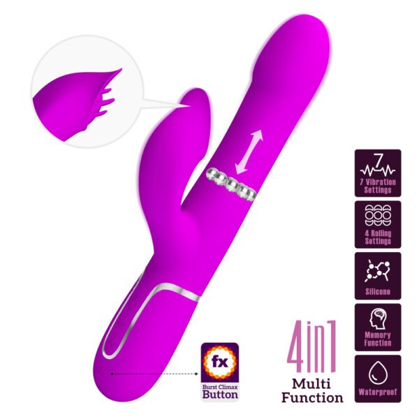 Big Clit Rolling Rabbit Vibrator BW-500012