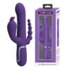 Prettylove Silicone 3in1 Rolling Rabbit Vibrator BW-500036