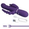 3in1 Silicone Rolling Vibrator BW-500036