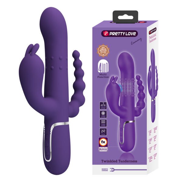 3in1 Silicone Rolling Vibrator BW-500036
