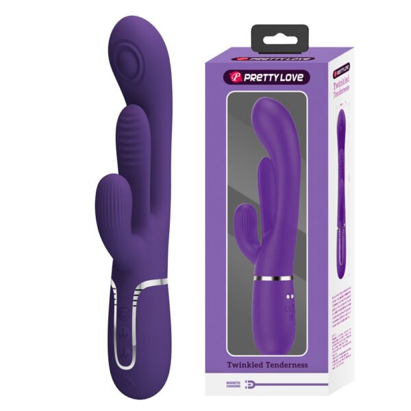 3in1 Silicone Rabbit Vibrator BW-500041