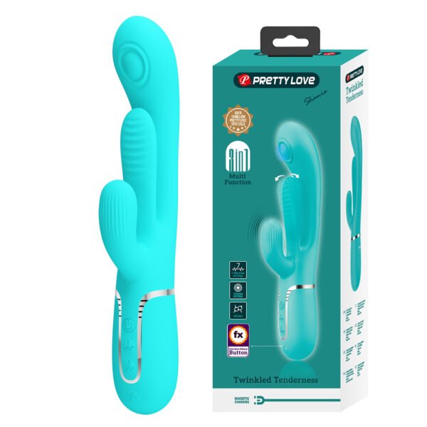 3in1 Silicone Rabbit Vibrator BW-500041