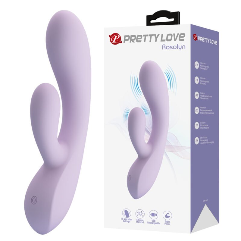Prettylove Light Purple G-Spot Rabbit Vibrator BW-500055-2