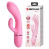 Prettylove Bendable Pink G-Spot Rabbit Vibrator BW-500059