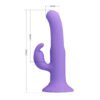 Suction Base Wiggling Rabbit Vibrator