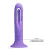 Suction Base Wiggling Rabbit Vibrator