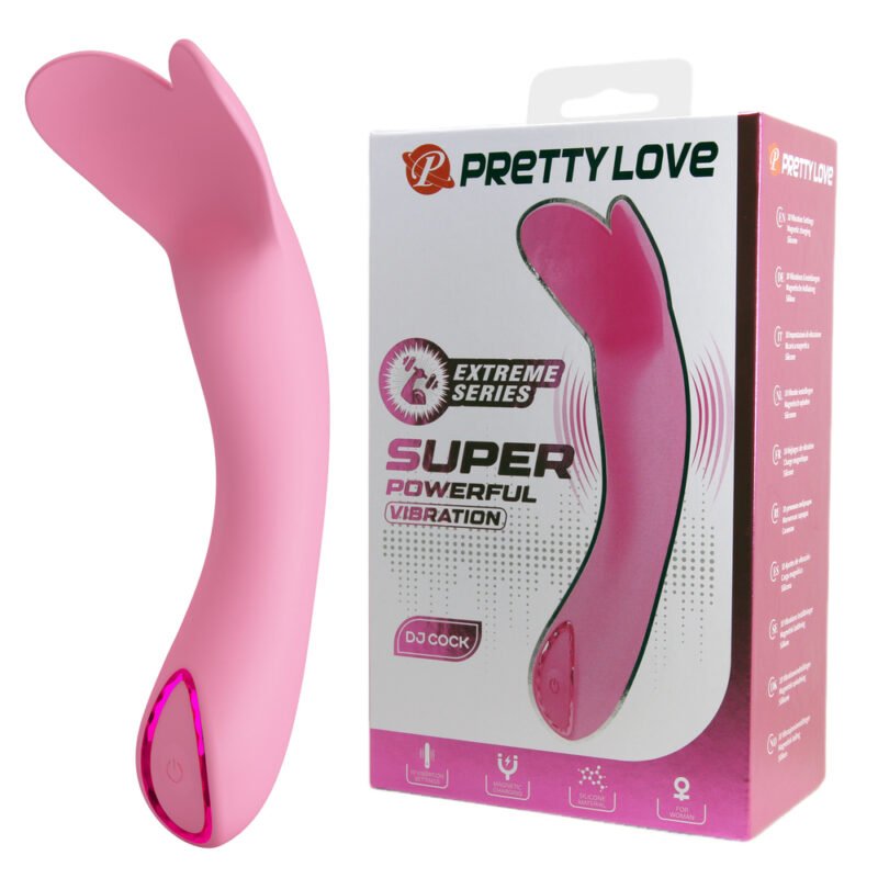 Prettylove Pink Butterly Clitoral Vibrator BW-500078