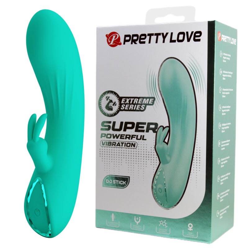 Prettylove Fat Green Rabbit Vibrator BW-500079