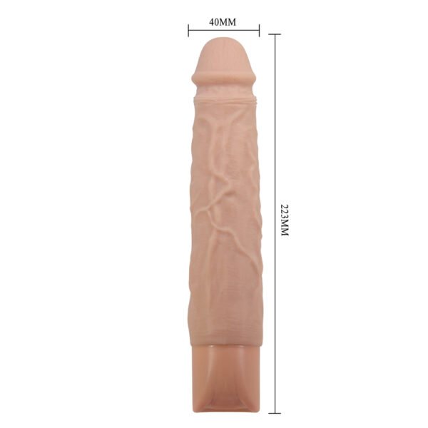 8.8" TPE Vibrating Dildo - Osric