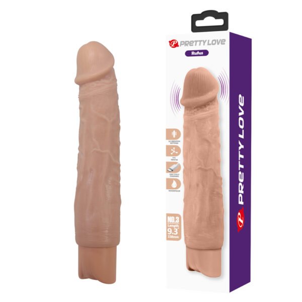 Prettylove Vibrating Realistic Dildo BW-500082