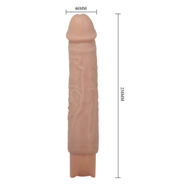 9.3" TPE Vibrating Dildo - Rufus